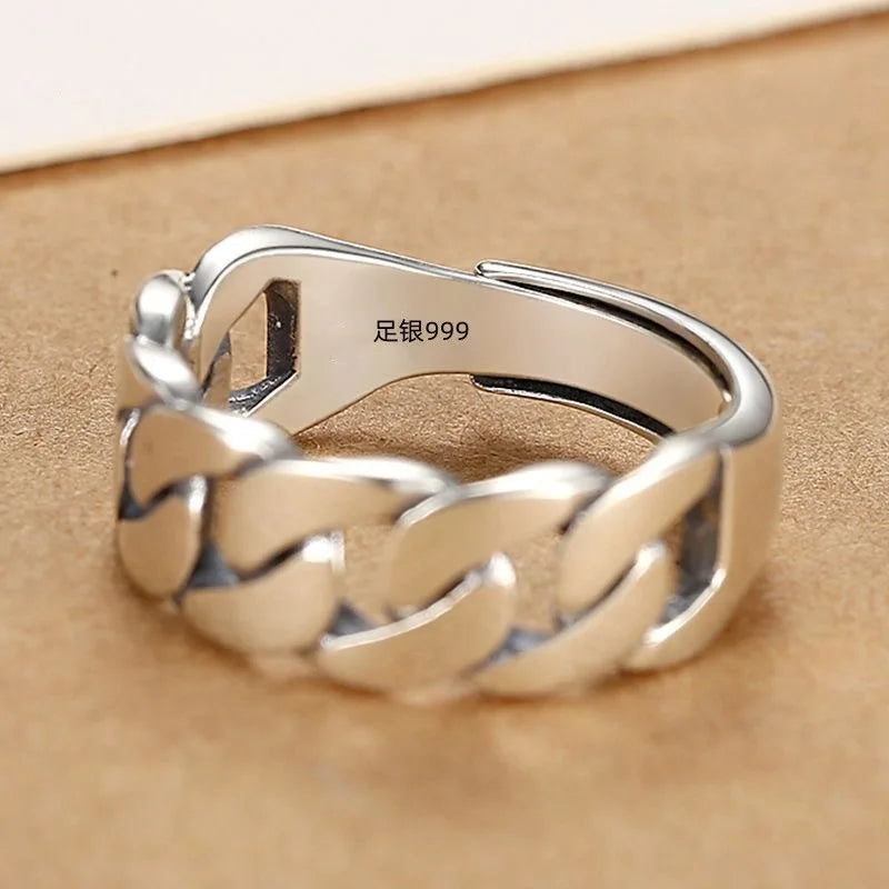 Minimalist Handmade Simple BIg Ring