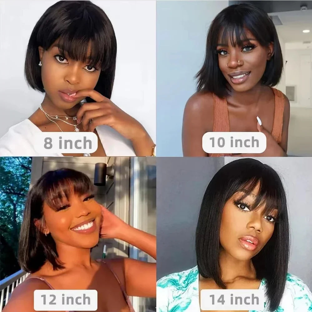 16inch 3X1 Middle Part Lace Wig Bob Wigs