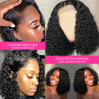 Water Wave Short Bob Wigs