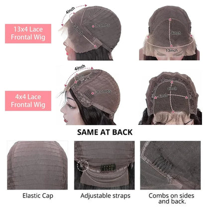 Burmese Curly Short Bob Wigs