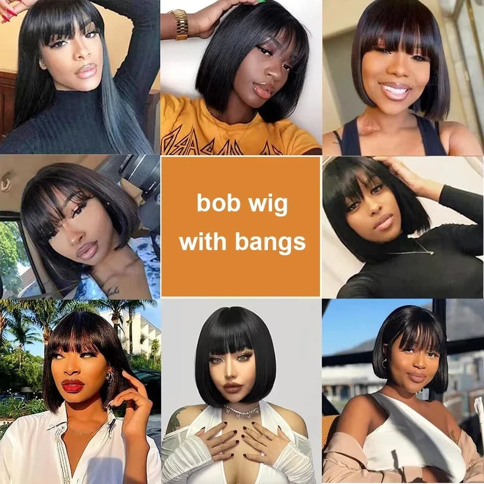 16inch 3X1 Middle Part Lace Wig Bob Wigs