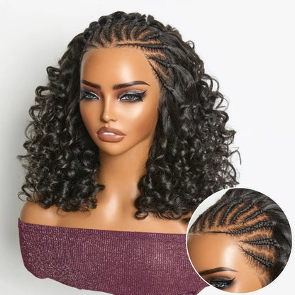 Short Wig Pre-Braided Bouncy