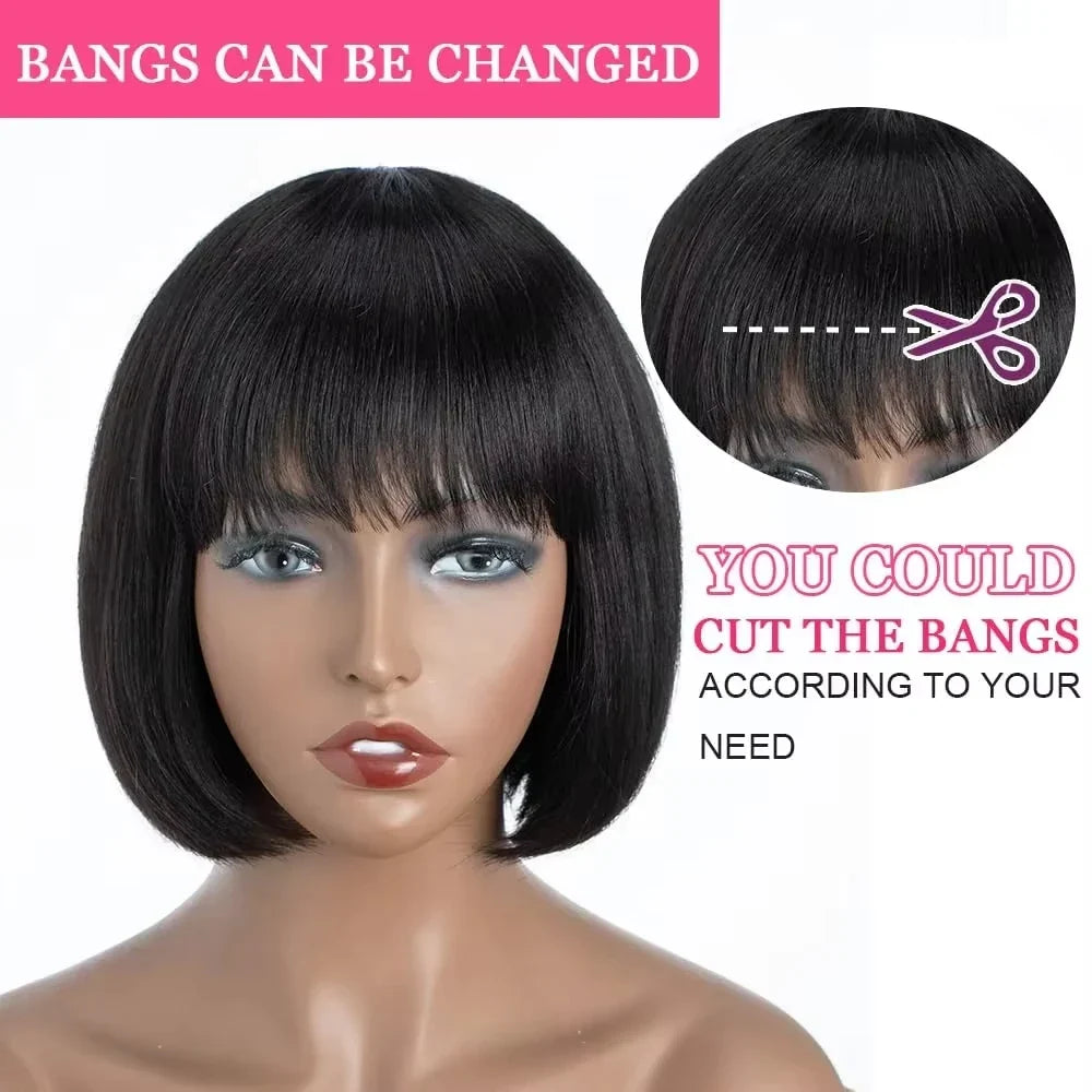 16inch 3X1 Middle Part Lace Wig Bob Wigs