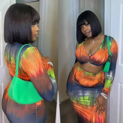 16inch 3X1 Middle Part Lace Wig Bob Wigs