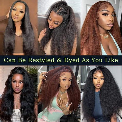 250% Kinky Straight Glueless Wig