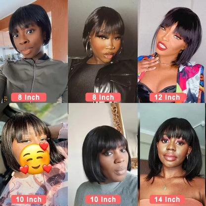 16inch 3X1 Middle Part Lace Wig Bob Wigs