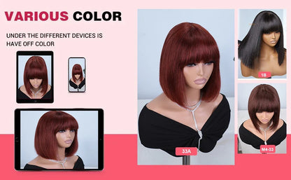 Highlight Blonde Short BOB