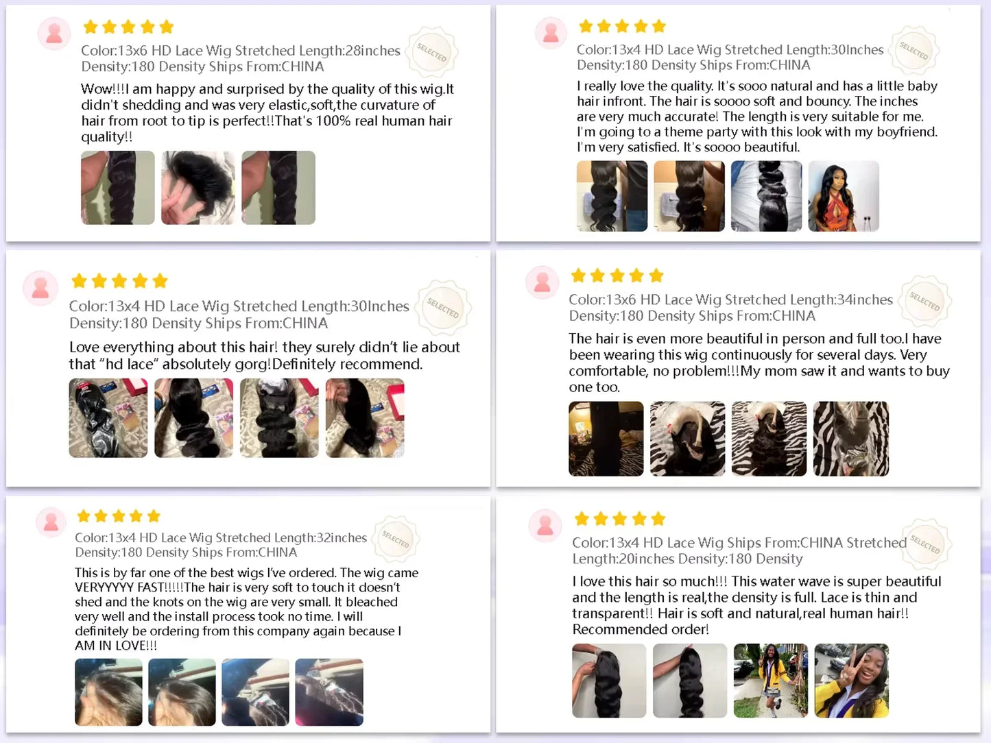 Glueless Body Wave 100%