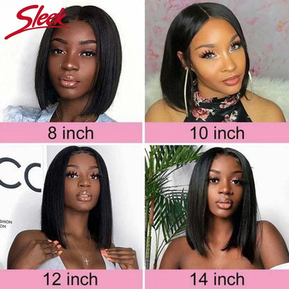 Sleek Straight Short Bob Wig