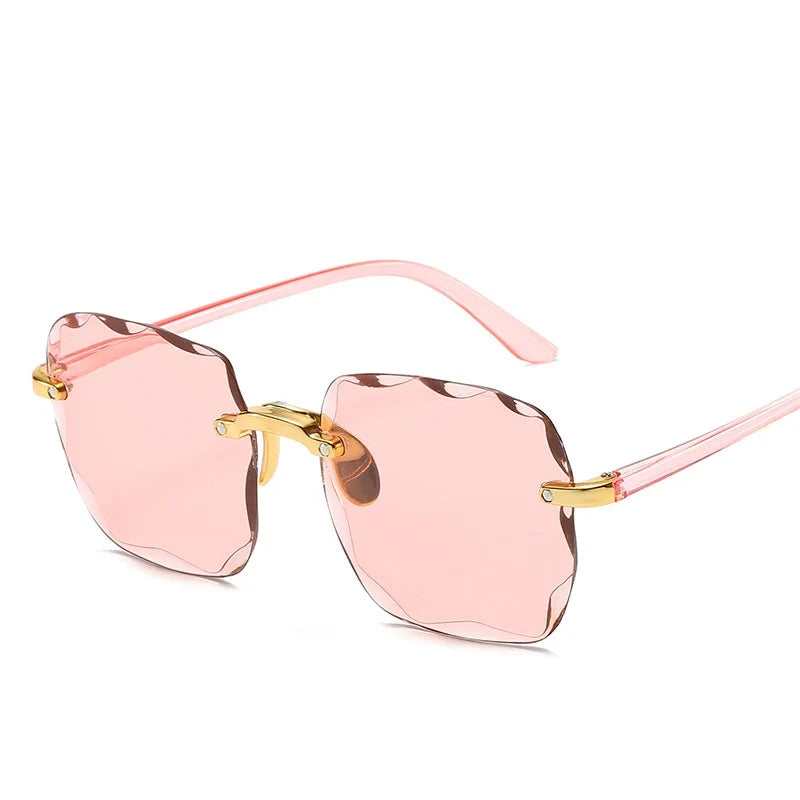 Square Rimless Sunglass