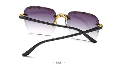 Square Rimless Sunglass