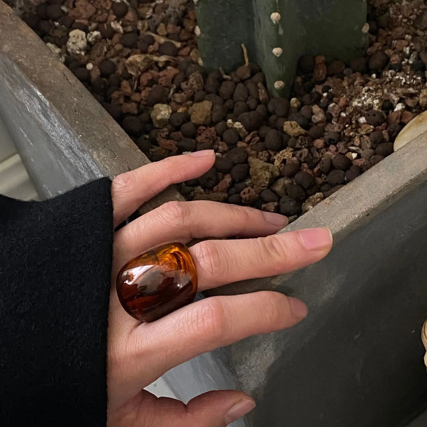 Vintage Trendy Large Finger Rings