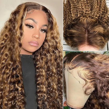 Human Hair Burgundy Wigs