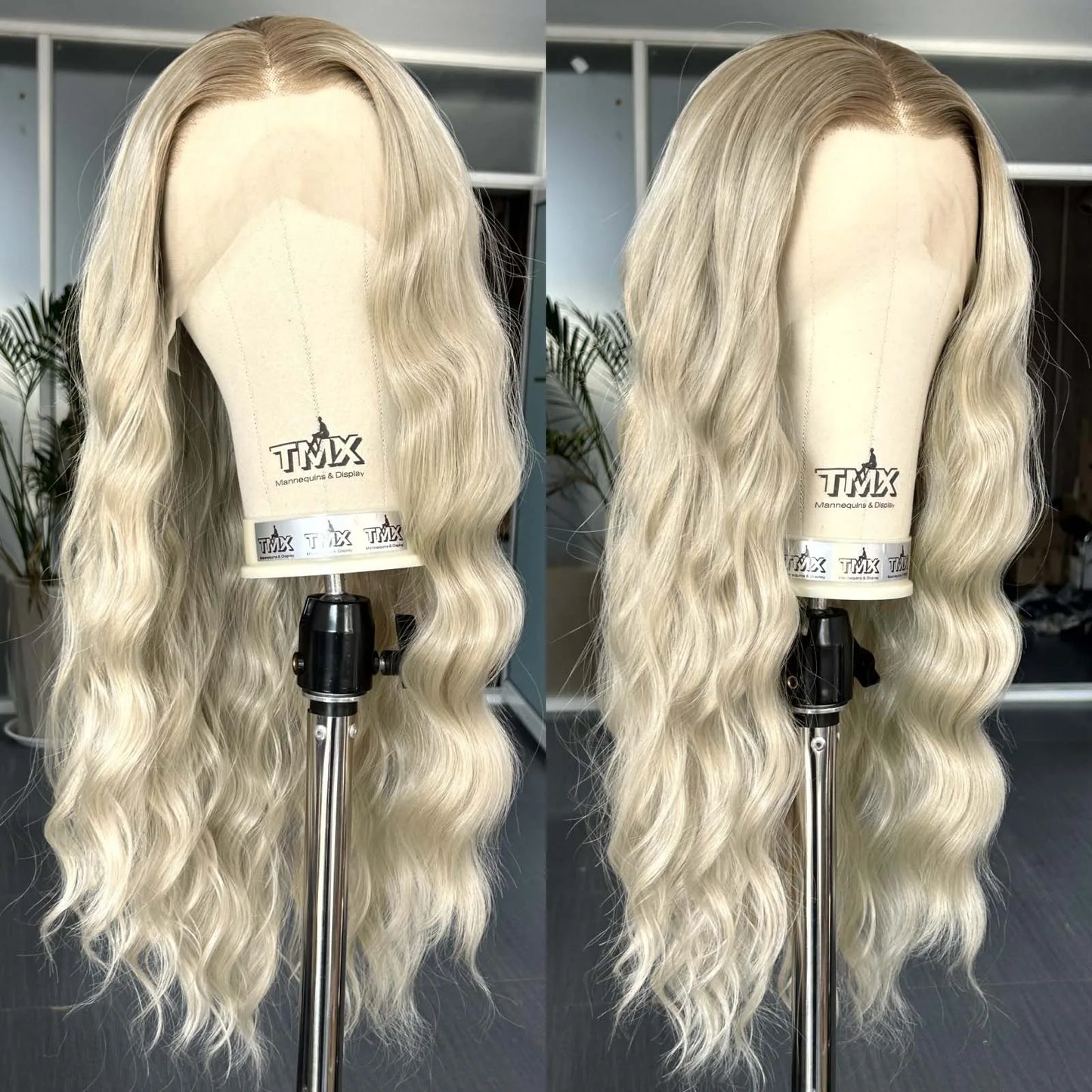 Ombre Ash Blonde Wig
