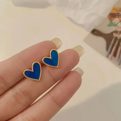 Heart Pearl Earrings