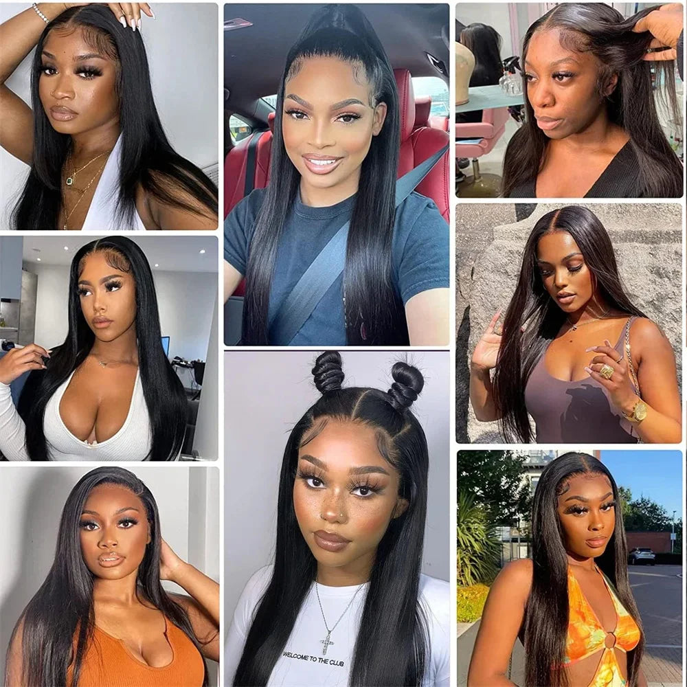 Lace Front Human gluless Hair