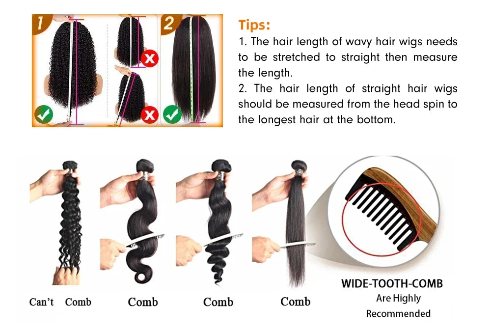 Lace Front Human gluless Hair