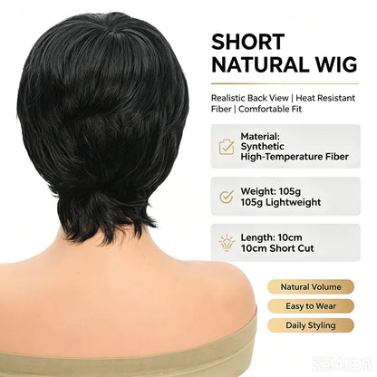 Short Wig for Women, Synthetic Wig,