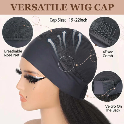 Kinky Straight Headband Synthetic Wig