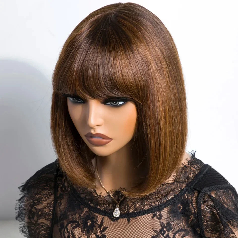 Highlight Blonde Short BOB