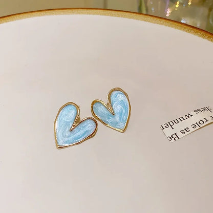 Heart Pearl Earrings
