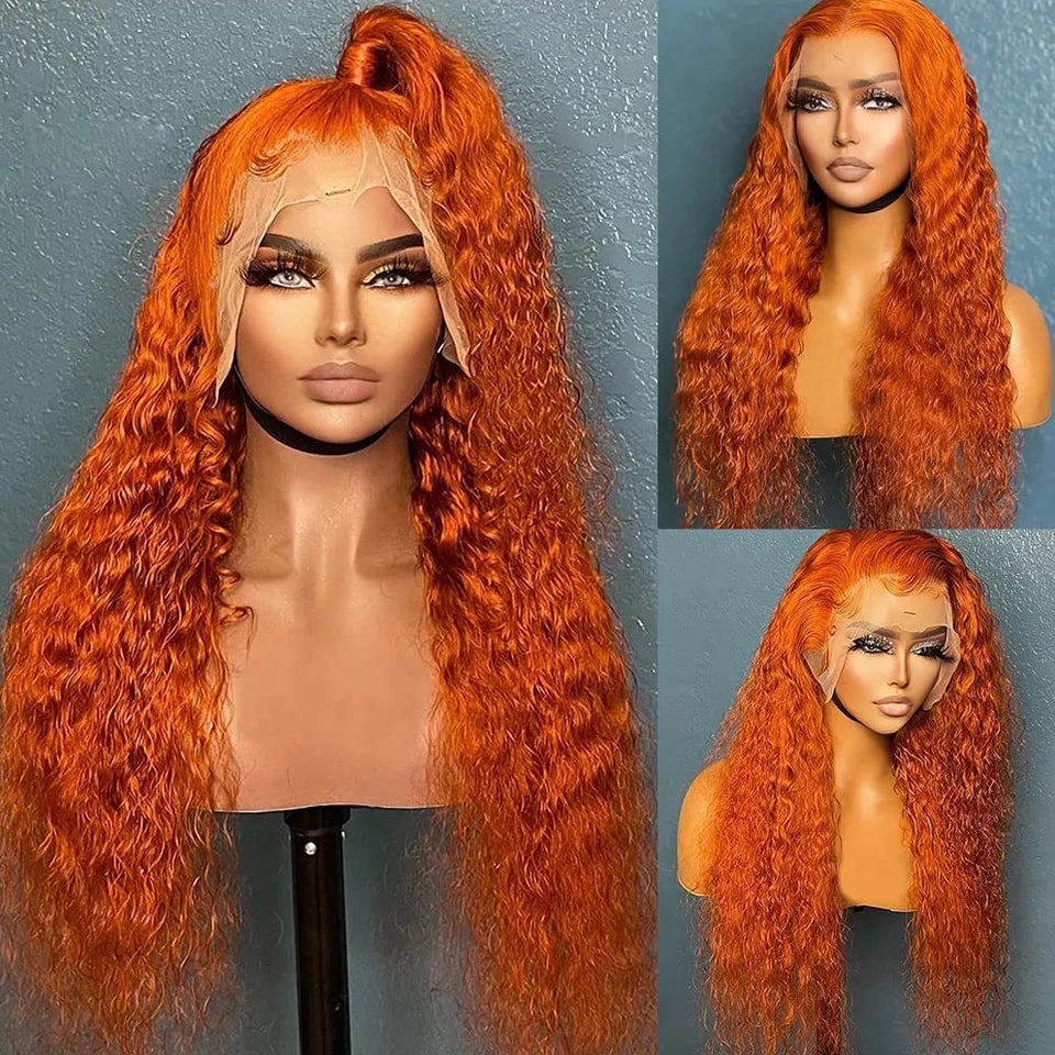 Ginger Orange Lace Front Human Hair