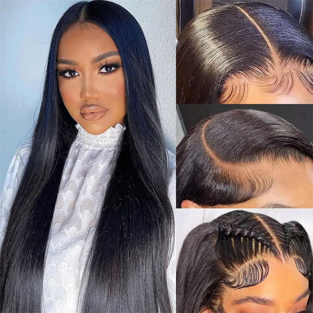 Lace Front Human gluless Hair