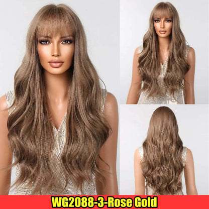 Ombre Blonde Curly Wig