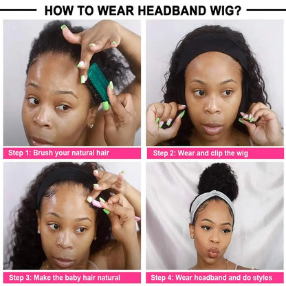 Kinky Remy Human Hair Wig