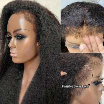 250% Kinky Straight Glueless Wig