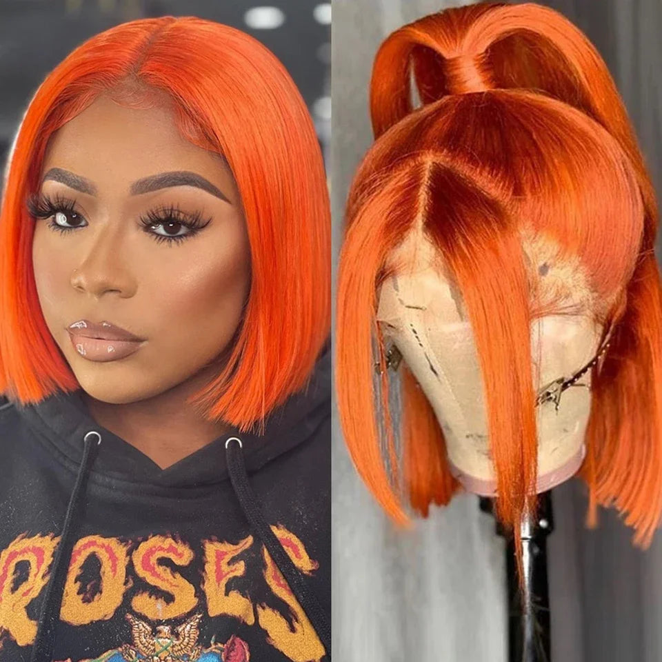 Sleek Straight Short Bob Wig
