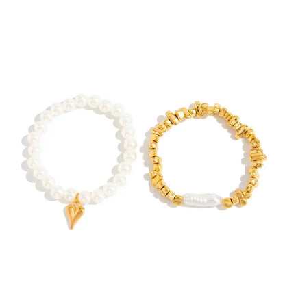 Elegant Imitation Pearl Bracelet