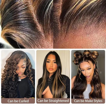 1B/30 Ombre Highlight Lace Front Wigs