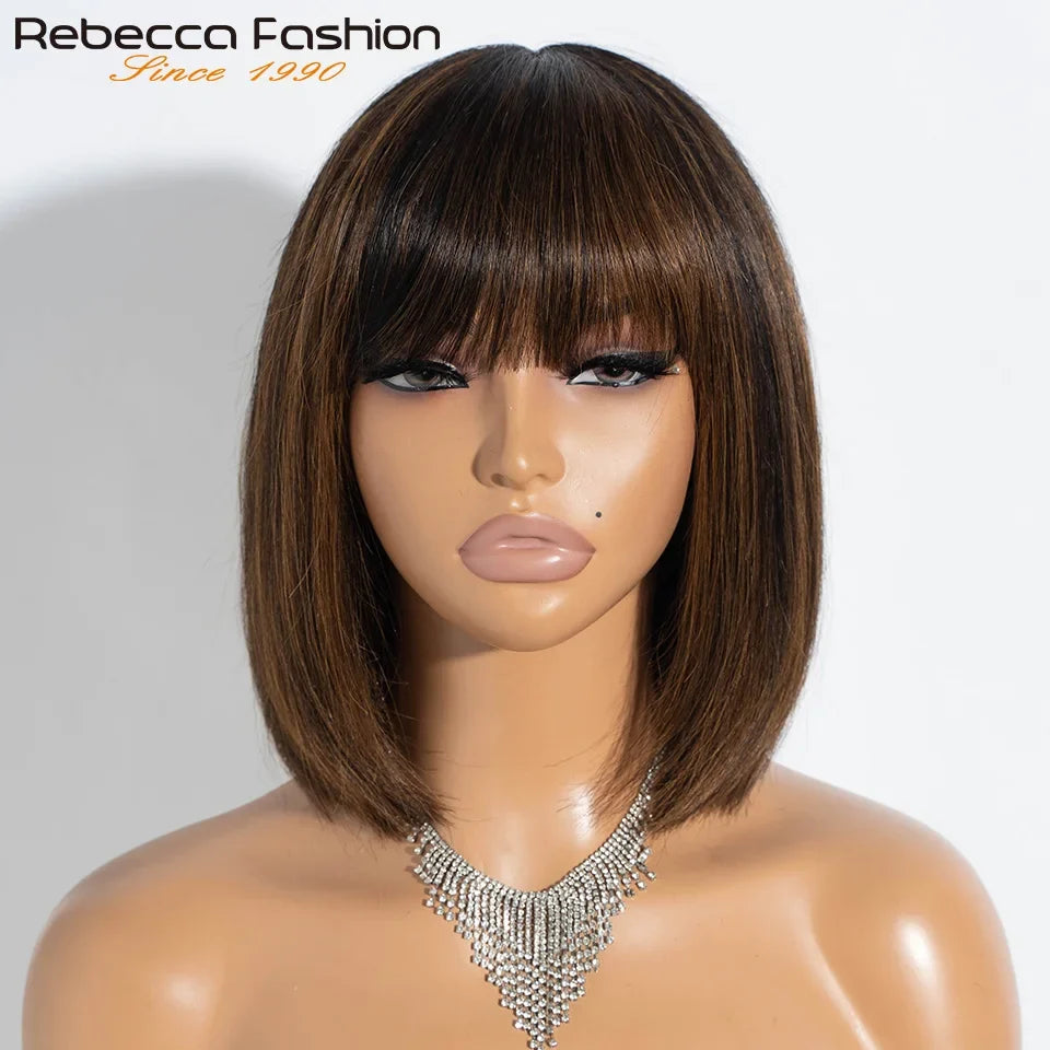 Highlight Blonde Short BOB
