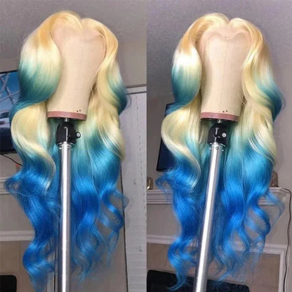 Ombre Ash Blonde With Dark Roots