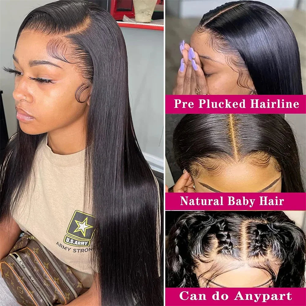 Lace Front Human gluless Hair