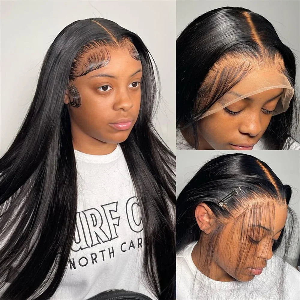 Lace Front Human gluless Hair