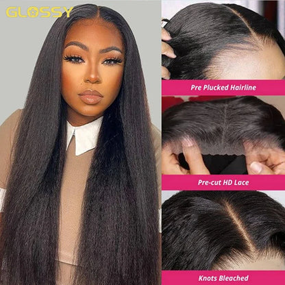 250% Kinky Straight Glueless Wig