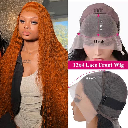 Orange Ginger Lace Front Wig