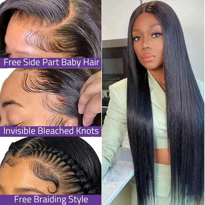 Transparent Lace Frontal gluless Wig