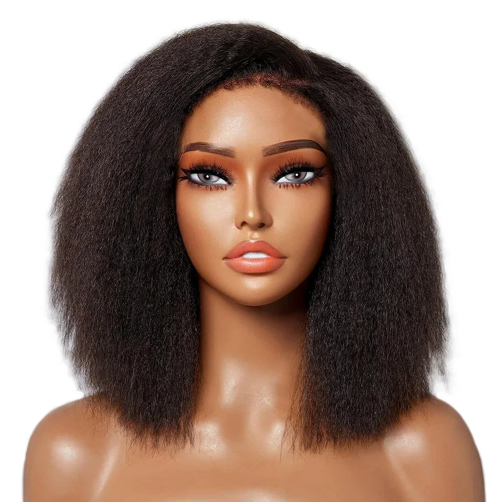 Synthetic Straight U Part Wig Kinky