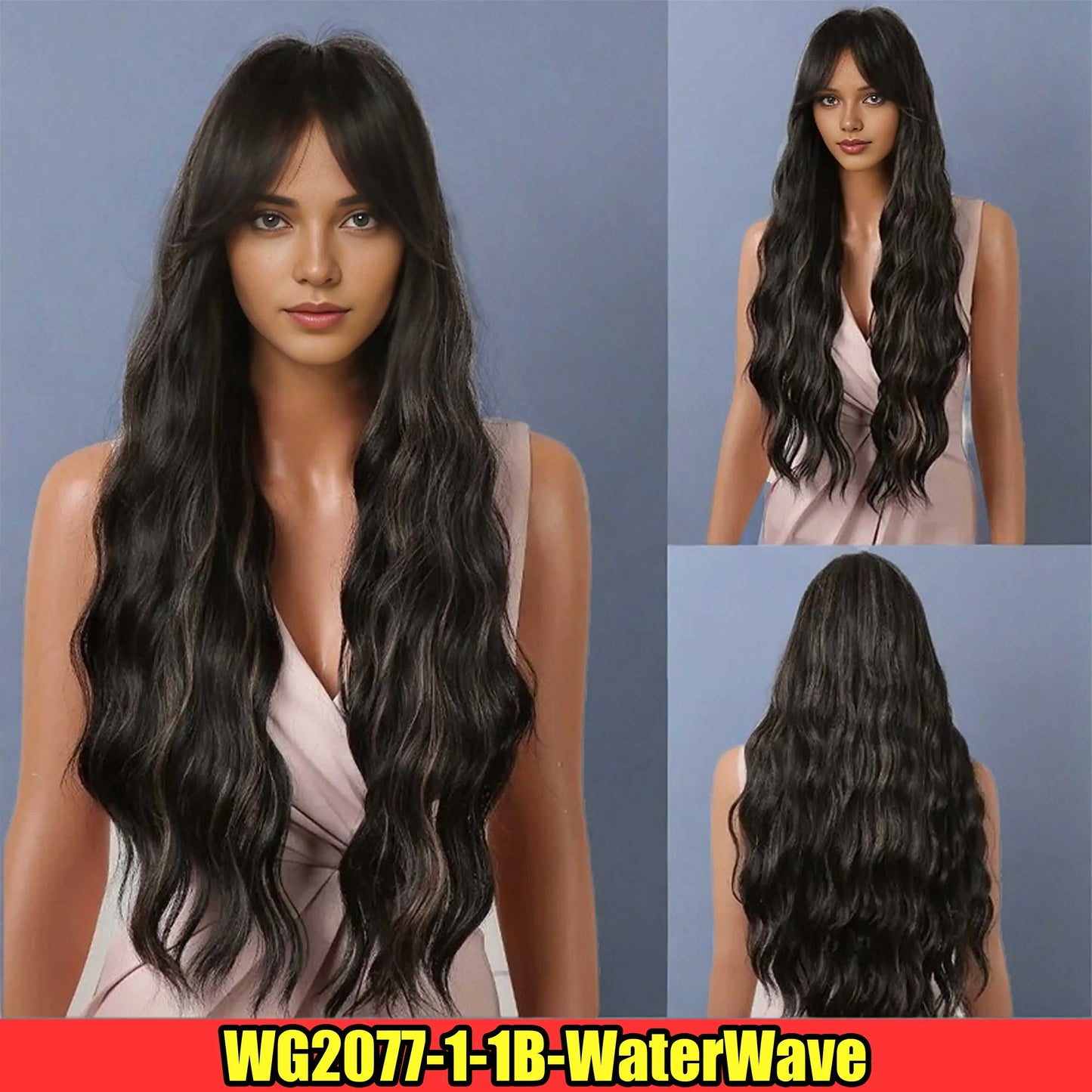 Ombre Blonde Curly Wig