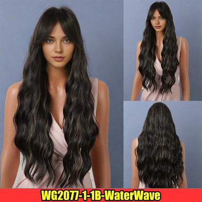Ombre Blonde Curly Wig