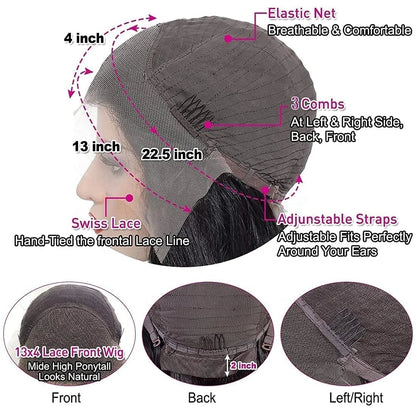 1B/30 Ombre Highlight Lace Front Wigs