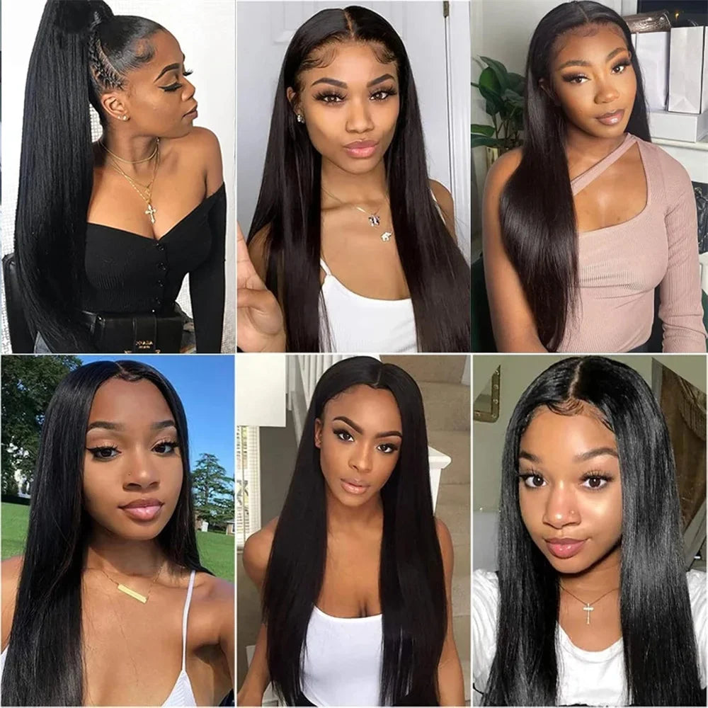 Lace Front Human gluless Hair