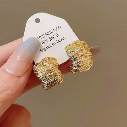 Texture Stud Earrings