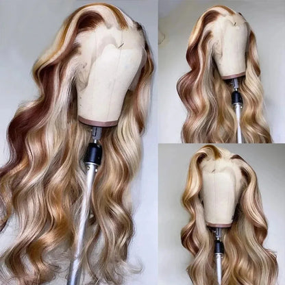 Ombre Ash Blonde With Dark Roots
