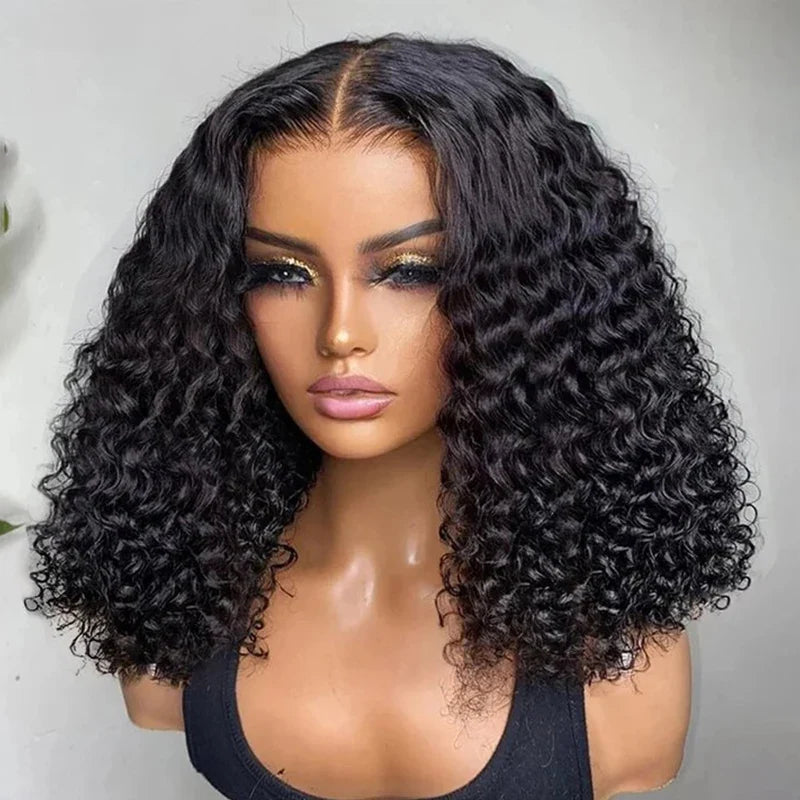 Pre Cut No Glue Water Wave Short bob