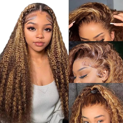 Human Hair Burgundy Wigs