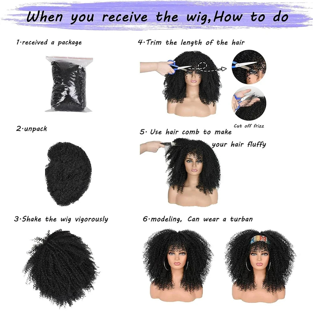 Afro Kinky Curly Wig